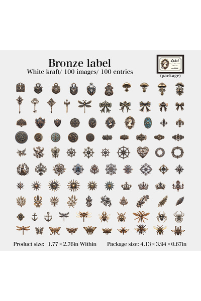 Choice عبوة كبيرة من ملصقات ختم الشمع تحتوي على 100 ورقة، كمية كبيرة، مناسبة ...