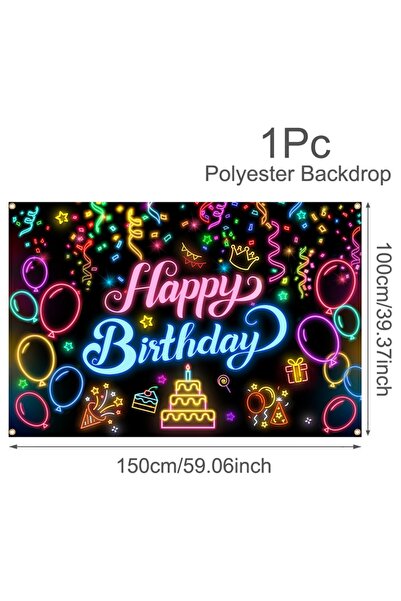 Choice خلفية زينة عيد ميلاد يونيكورن متوهجة 513 لحفلة عيد ميلاد البنات، نجوم ...