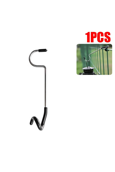 Choice 1pc Stainless Steel S-Type Camping Light Pole Hooks – Multi-functional...