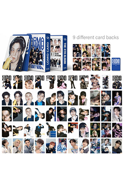 Choice K15-55PCS 55PCS ملصقات جديدة لألبوم KPOP Stray Kids KARMA، لي يونغ بوك...