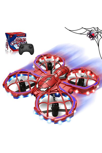 Choice Red Mini Spider Drone 3-Speed Modes Red, Obstacle Avoidance, Headless ...