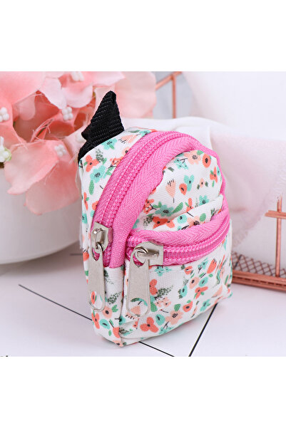 Choice One Size 1:6 1:12 Scale Dollhouse Miniature Flower Backpack Schoolbag ...