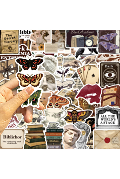 Choice 50 قطعة من ملصقات جرافيتي كرتونية داكنة الجمالية، لتزيين الجيتار، الدف...