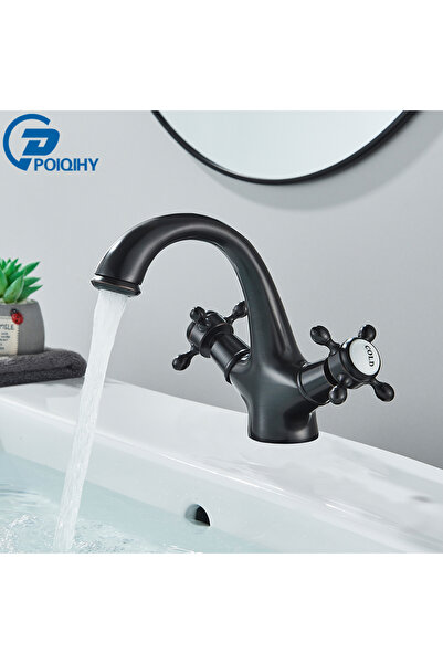 Choice Antique Brass POIQIHY Antique Faucet Bathroom faucet Mixer in the bath...