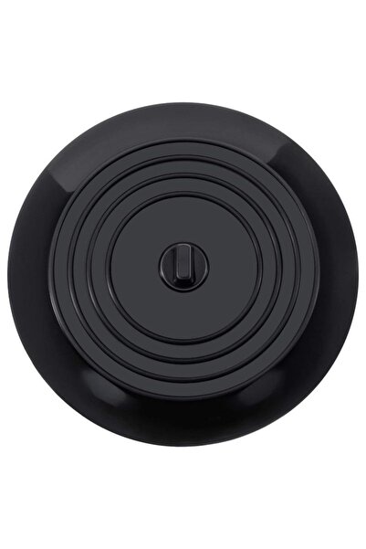 Choice4 سدادة تصريف سيليكون سوداء كبيرة 6 بوصات، مانعة لتسرب الشعر، غطاء تصري...