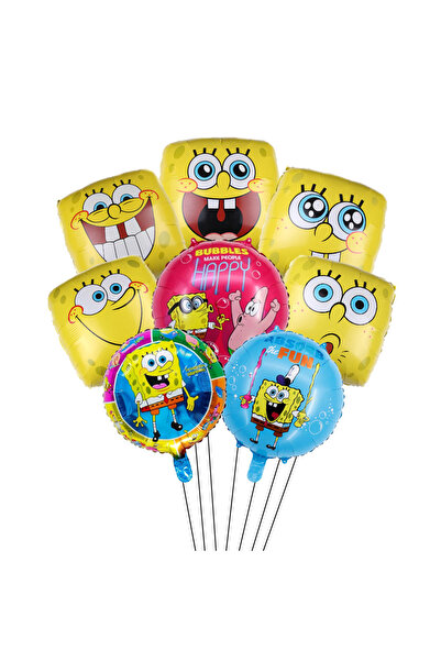 Choice مجموعة بالونات سبونج بوب الكرتونية (8 قطع/5/8 قطع) - بالونات حفلات أعي...