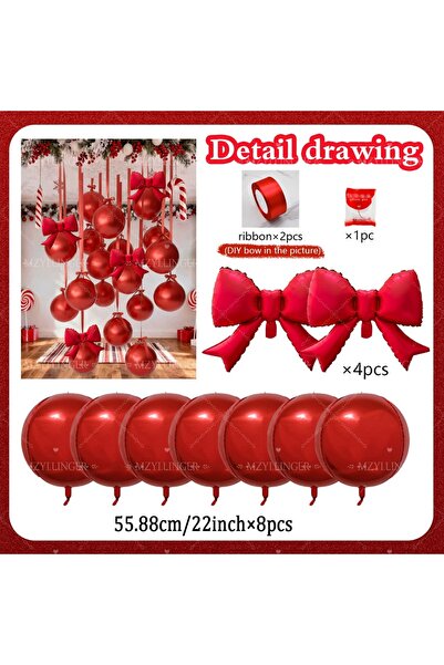 Choice مجموعة بالونات حمراء رباعية الأبعاد أخرى، مجموعة بالونات حمراء رباعية ...