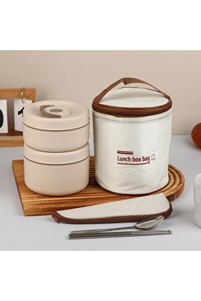 Choice علبة غداء حرارية محمولة من الفولاذ المقاوم للصدأ 304 من A1 مع حقيبة، س...