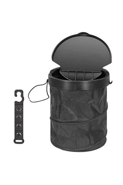 Choice مجموعة واحدة من سلة مهملات السيارة القابلة للطي مع غطاء مانع للتسرب وم...