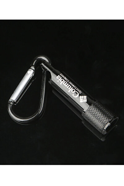 Choice مصباح يدوي صغير محمول أسود اللون، يُعلق على سلسلة مفاتيح مع بطارية، مز...