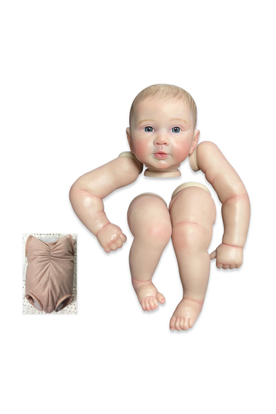 Choice دمية بايبر ريبورن مقاس 19 بوصة، مطلية مسبقًا، تبدو واقعية للغاية، مع م...