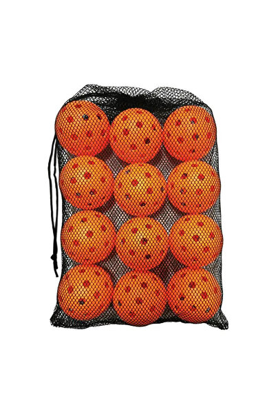 Choice Orange 12pcs Pickleball 74MM 40 Holes Outdoor Durable Pickleballs 26g ...