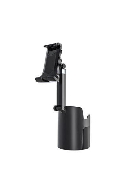 Choice حامل أكواب وحامل تابلت أسود 2 في 1 للسيارة، قابل للدوران 360 درجة، ذرا...