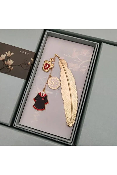 BANDAI فاصل كتب رائع من جريفندور، هاريد بوتر، ريشة ذهبية، سنيتش، هوجورتس، هاف...