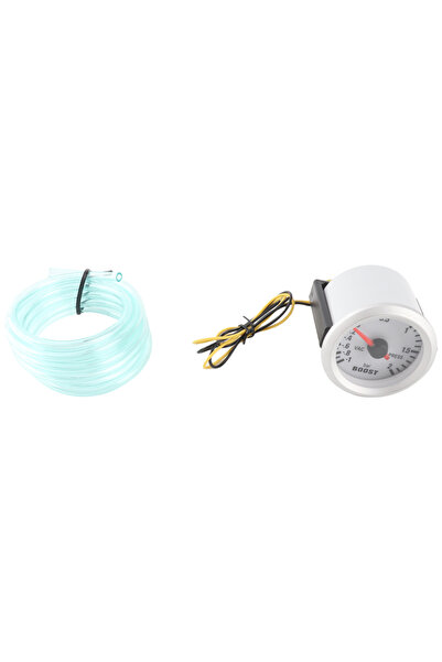 Choice Silver White 2" 52mm Car Turbo Boost Vacuum Press Gauge Meter for Auto...