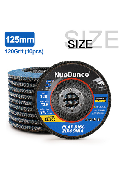 Choice4 ١٠ قطع من أقراص الصنفرة ذات الحبيبات ١٢٠، ١٠ قطع من أقراص الصنفرة ذات...