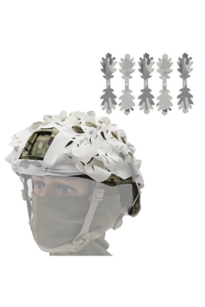 Choice Semicircular Snowy Tactical FAST Helmet Cover Laser Cutting 3D Camoufl...