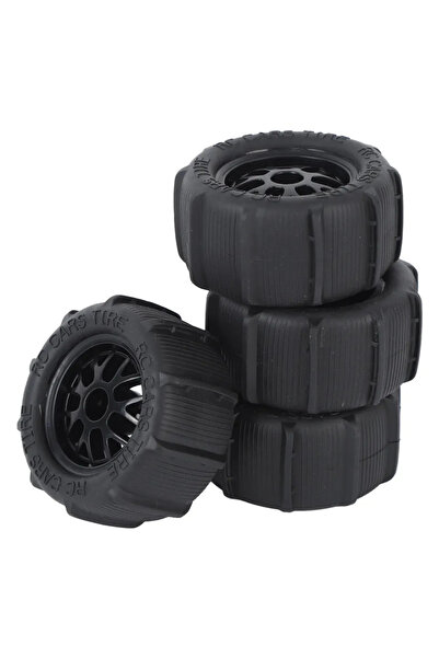 Choice إطارات شاطئ سوداء تعمل بالتحكم عن بعد، مقاسات 1/14 و1/16 و1/18، مصنوعة...