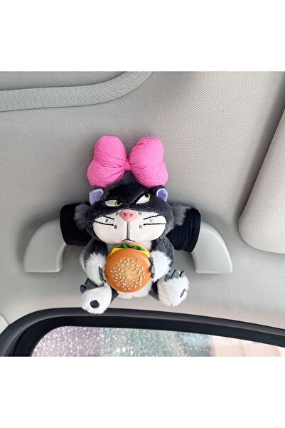 Choice4 قطعة واحدة من واقي مقبض السيارة B، مزين برسومات كرتونية لطيفة لقطة وب...