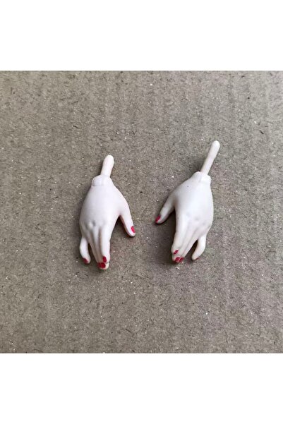 Choice رقم ١٢: أيدي دمية بألوان قوس قزح مع طلاء أظافر ملون، أبيض، بني، بيج، أ...