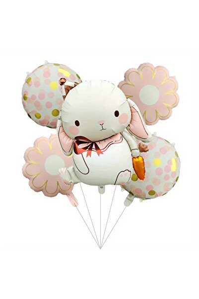 Choice As Picture 5pcs 5Pcs Easter Cute Carrot Bunny Pink Flower Party Decora...