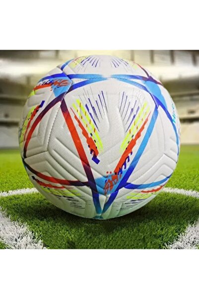 Choice كرة قدم كلاسيكية من مادة PVC، لون أزرق وأبيض، قطعة واحدة، رقم 5، للتدر...