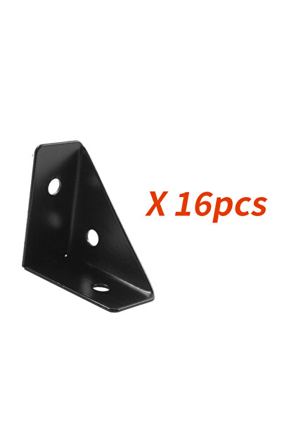 Choice 16 قطعة من الأقواس المثلثية ذات الزاوية الثابتة باللون الأسود، متوفرة ...