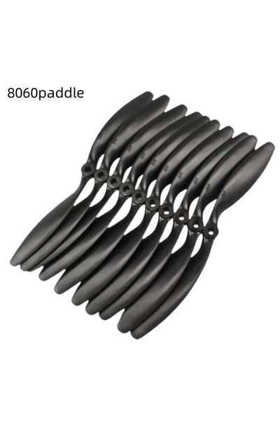 Choice 10 قطع من مراوح طائرات RC 8060 سوداء، شفرات من الألياف الزجاجية والناي...