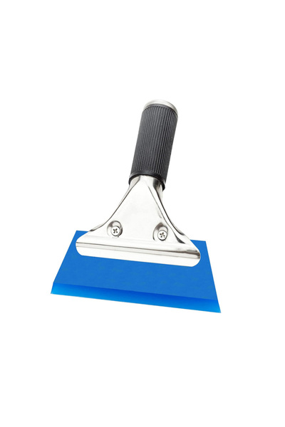 Choice3 مكشطة ثلج معدنية زرقاء اللون لزجاج السيارة، مزودة بشفرة مائية لتظليل ...