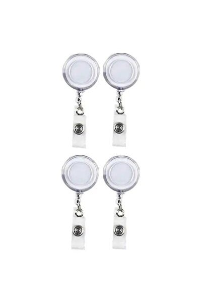 Choice3 4 قطع حامل شارة قابل للسحب 4/8 بوصة | مصنوع من مادة البولي بروبيلين، ...