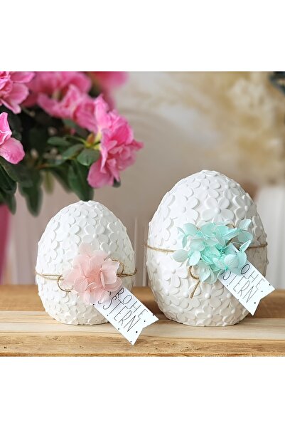 Choice قالب سيليكون على شكل بيضة عيد الفصح وكرة زهور، طقم من قطعتين | للزينة ...