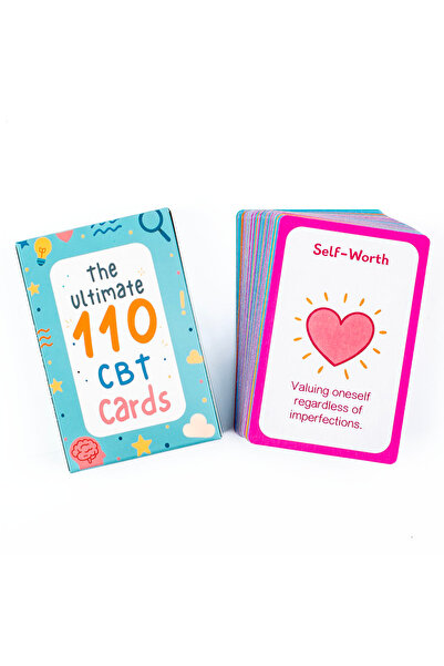 Choice ZY24 ١١٠ بطاقات للتأمل الذهني للبالغين، أدوات إدارة المشاعر، أداة لتخف...