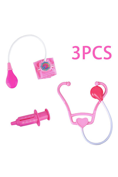 Choice معدات طبية منزلية للأطفال باللون الوردي، سماعات طبية للرجال والنساء، و...