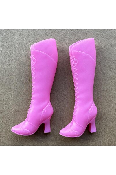 Choice مجموعة صغيرة من الأحذية ذات الكعب العالي والأحذية الطويلة للدمى مقاس 2...