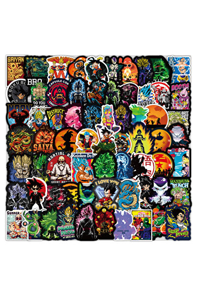 Choice3 بانداي 100 قطعة (10/30/50/100 قطعة) ملصقات أنمي دراغون بول الرائعة، س...