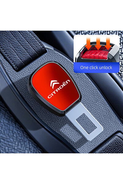 Choice1 Red High-end Safety Seat Lock Buckle Seatbelt Extender Plug Converter...