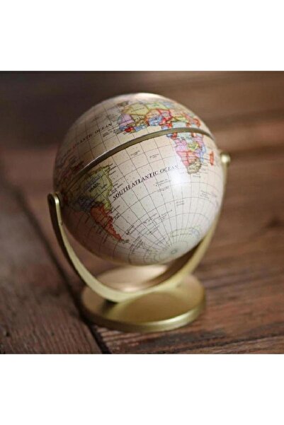 Choice 1 Pcs English Version Globe Ornament Rotating World Globe Desktop Orna...