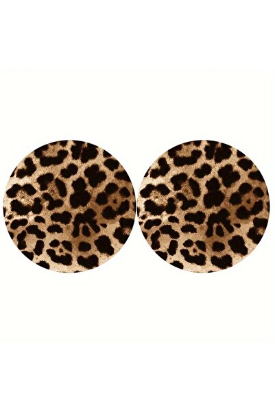 Choice 2PCS leopard print 2PCS Leopard Print Car Cup Holder Anti Slip Bottle ...