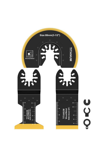 Choice1 3 قطع أو 3/5 قطع من شفرات المنشار المتذبذب، شفرات متعددة الاستخدامات ...