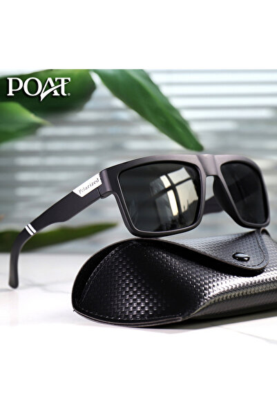 Choice نظارات صيد مستقطبة AE29 مع حافظة، نظارات شمسية مربعة، حماية من الأشعة ...