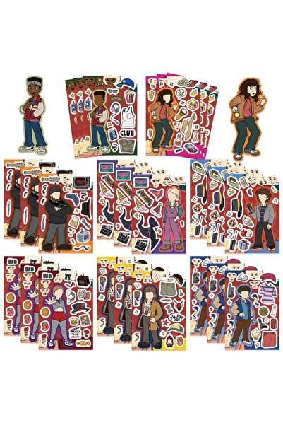 choice2 24PCS 8/16/24PCS American TV Series 5 Cartoon DIY Decoration Phone No...