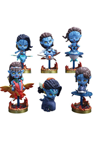 BANDAI 6pcs-opp Avatar Cake Decorations, Model Figurines, Stands, Accessories...