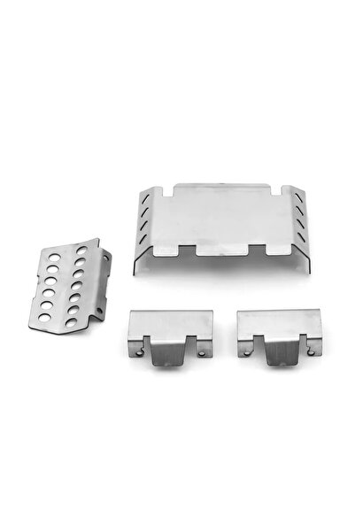 Choice طقم واحد - LY152 درع هيكل من الفولاذ المقاوم للصدأ لسيارة FMS FCX10، و...