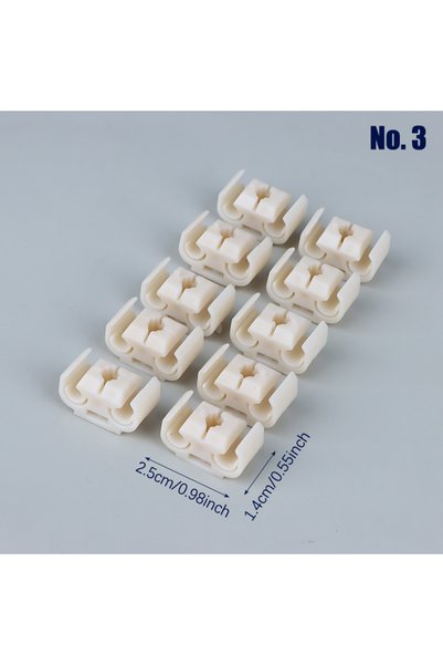 Choice B 10PCS Car Brake Line Cable Bracket Vacuum Hose Pipe Clips For VW Jet...