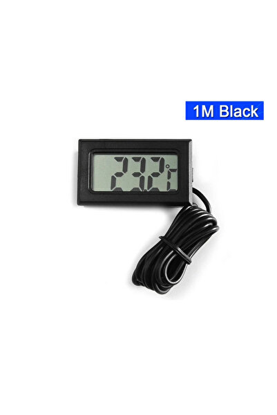 Choice5 مقياس حرارة رقمي بشاشة LCD سوداء بطول 1 متر/2 متر، مناسب لدرجة حرارة ...