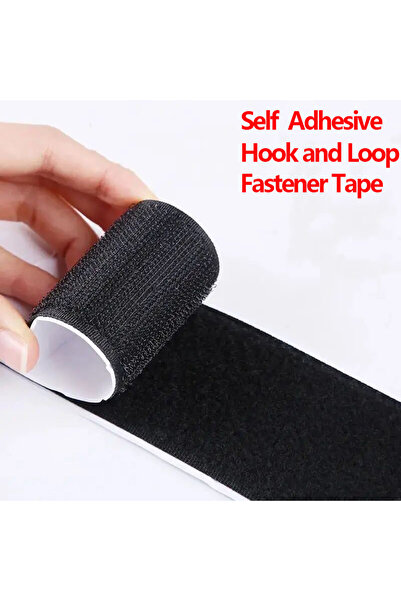 Choice1 50mm Wide 1Meter Black Heavy Duty Adhesive Velcros | Extra Strong Gri...