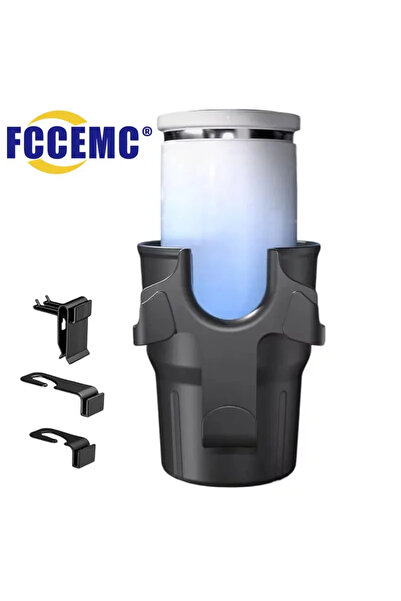 Choice حامل خلفي لمقعد السيارة أسود اللون، خطاف متعدد الوظائف، حامل أكواب ماء...