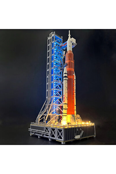 Choice مصباح LED يعمل بالتحكم عن بعد، متوافق مع مجموعة بناء أرتميس سبيس لانش ...