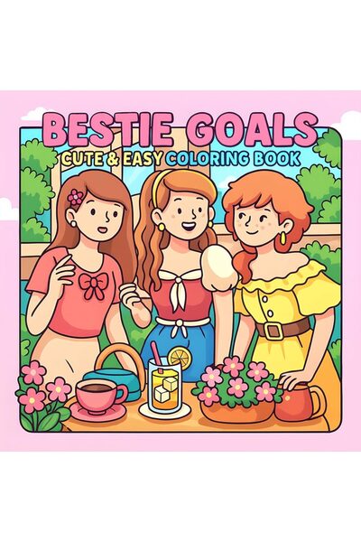 Choice أهداف الصداقة المتعددة: كتاب تلوين للكبار يضم أنشطة يومية لطيفة ومريحة...