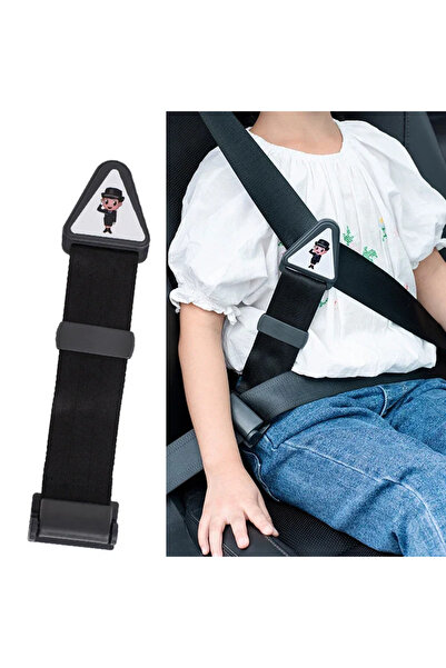 Choice black Car Child Seat Belt Retainer Adjustment and Fixation Anti-stroke...